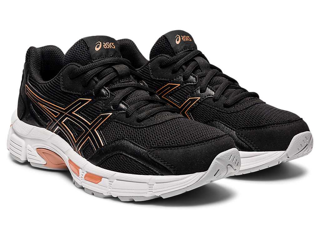 Buty Sportowe Damskie Asics Gel-jog Mc Czarne Różowe Złote | 12365-FRQE