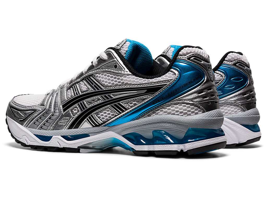 Buty Sportowe Damskie Asics Gel-kayano 14 Białe Niebieskie | 98173-UEMS