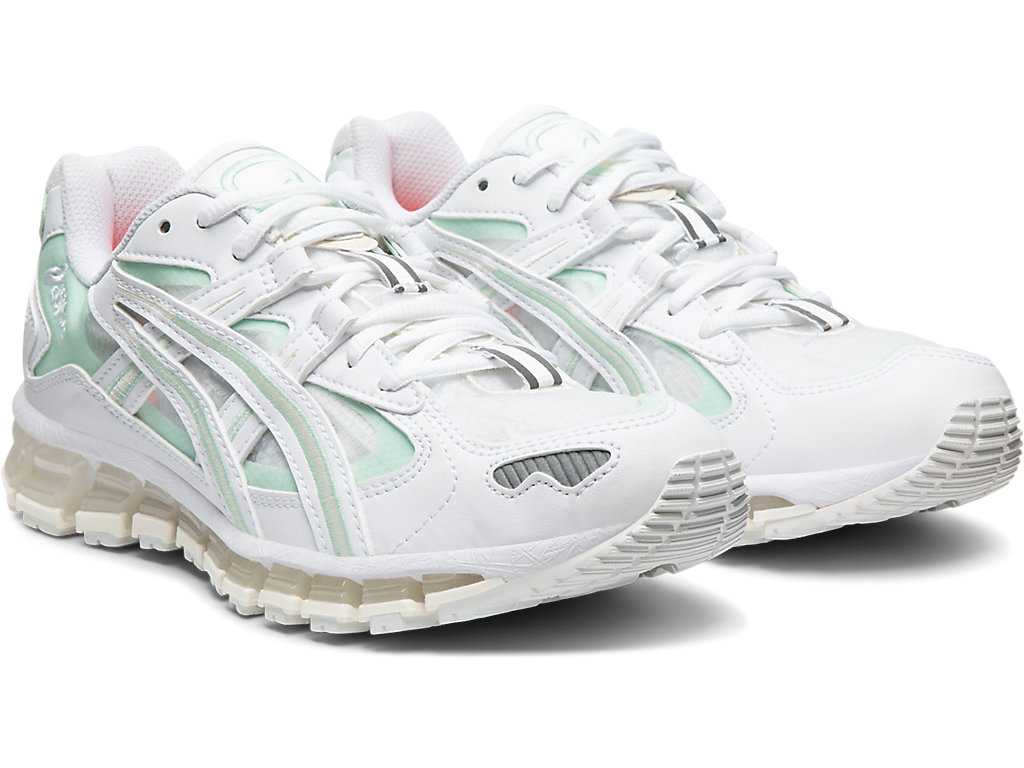 Buty Sportowe Damskie Asics Gel-kayano 5 360 Białe Mięta | 50764-BJRD