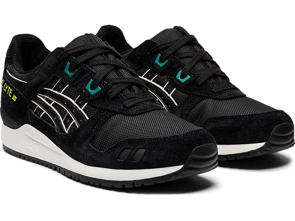 Buty Sportowe Damskie Asics Gel-lyte Iii Czarne Czarne | 05493-STFH