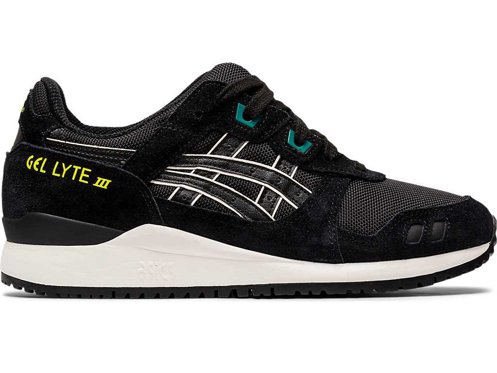 Buty Sportowe Damskie Asics Gel-lyte Iii Czarne Czarne | 05493-STFH