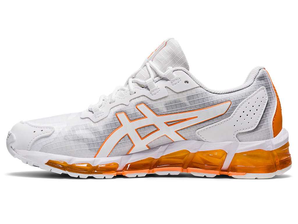 Buty Sportowe Damskie Asics Gel-quantum 360 6 Białe Pomarańczowe Koralowe | 35402-DFEC