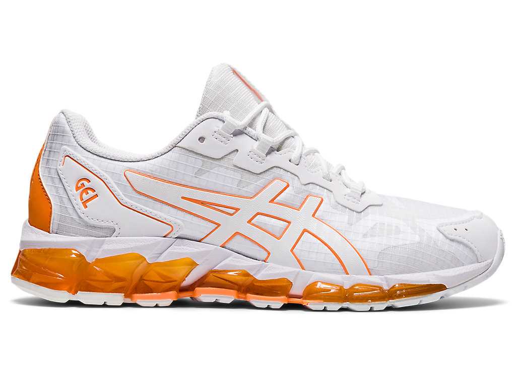 Buty Sportowe Damskie Asics Gel-quantum 360 6 Białe Pomarańczowe Koralowe | 35402-DFEC