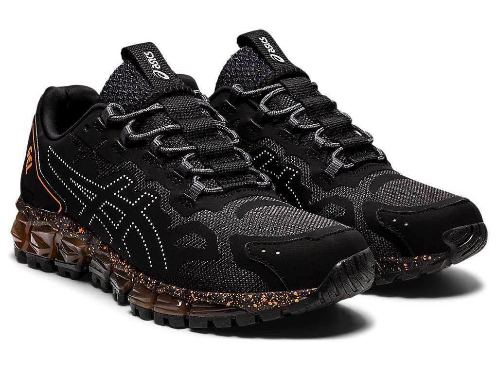 Buty Sportowe Damskie Asics Gel-quantum 360 6 Czarne Pomarańczowe Koralowe | 43270-CXTL