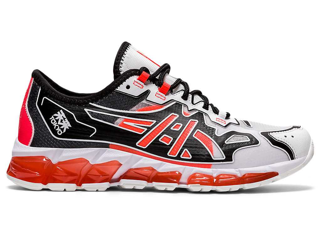 Buty Sportowe Damskie Asics Gel-quantum 360 6 Białe Czerwone | 64751-WHTV