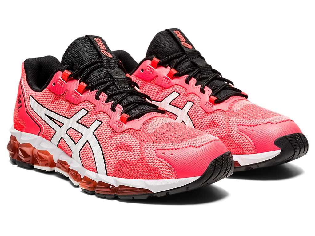 Buty Sportowe Damskie Asics Gel-quantum 360 6 Czerwone Białe | 72538-NRAL