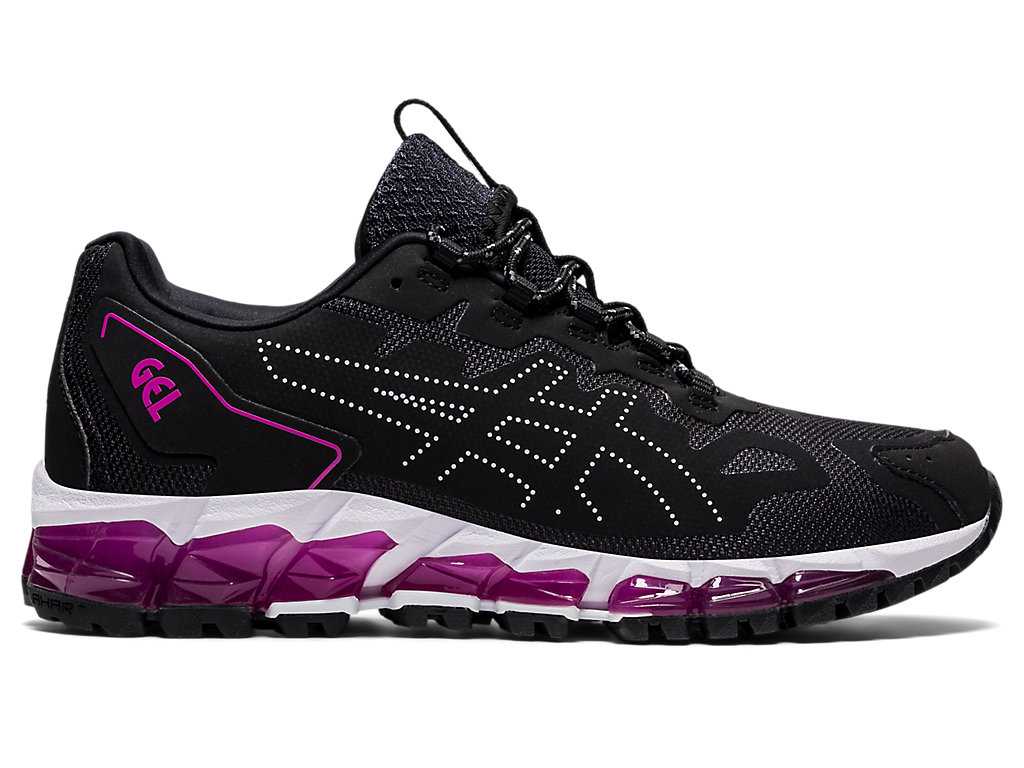 Buty Sportowe Damskie Asics Gel-quantum 360 6 Czarne Fioletowe | 82153-HLOY