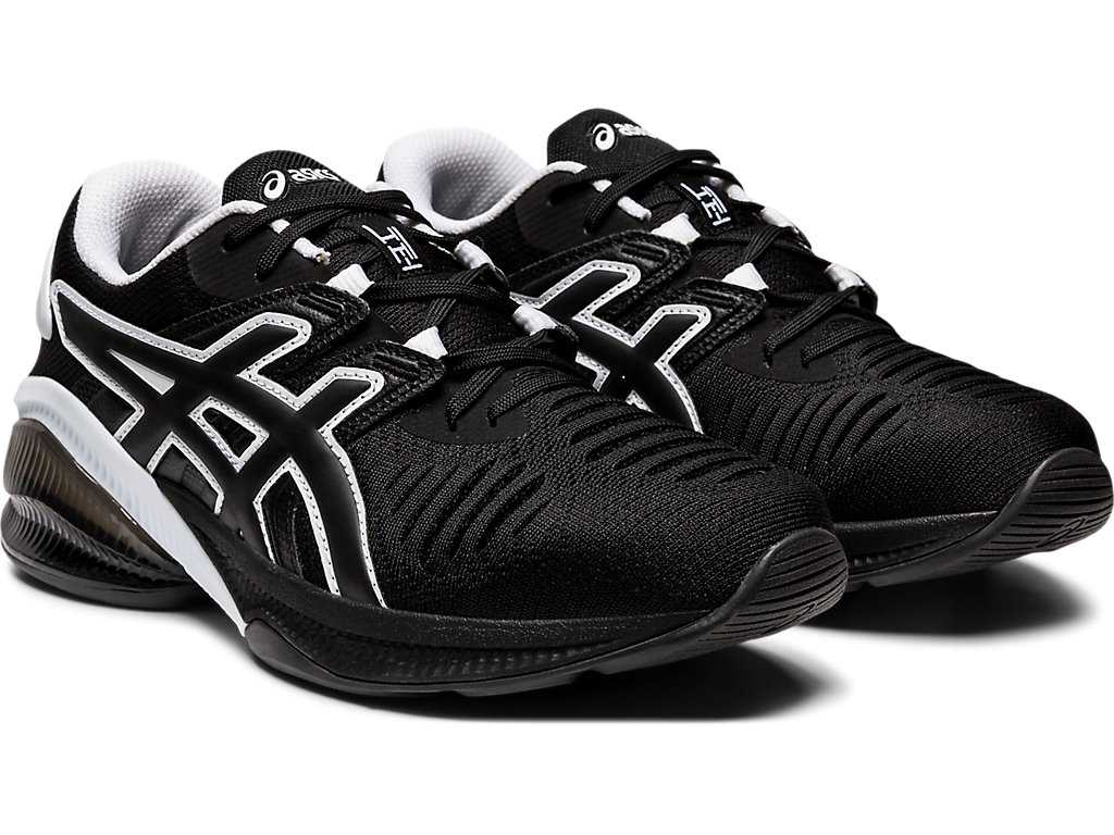 Buty Sportowe Damskie Asics Gel-quantum Infinity Jin Czarne Białe | 92163-RAFT