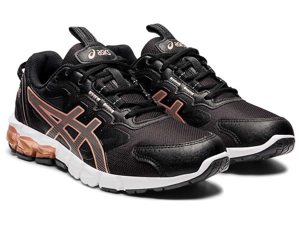 Buty Sportowe Damskie Asics Gel-quantum 90 3 Czarne Różowe Złote | 92415-VYQB