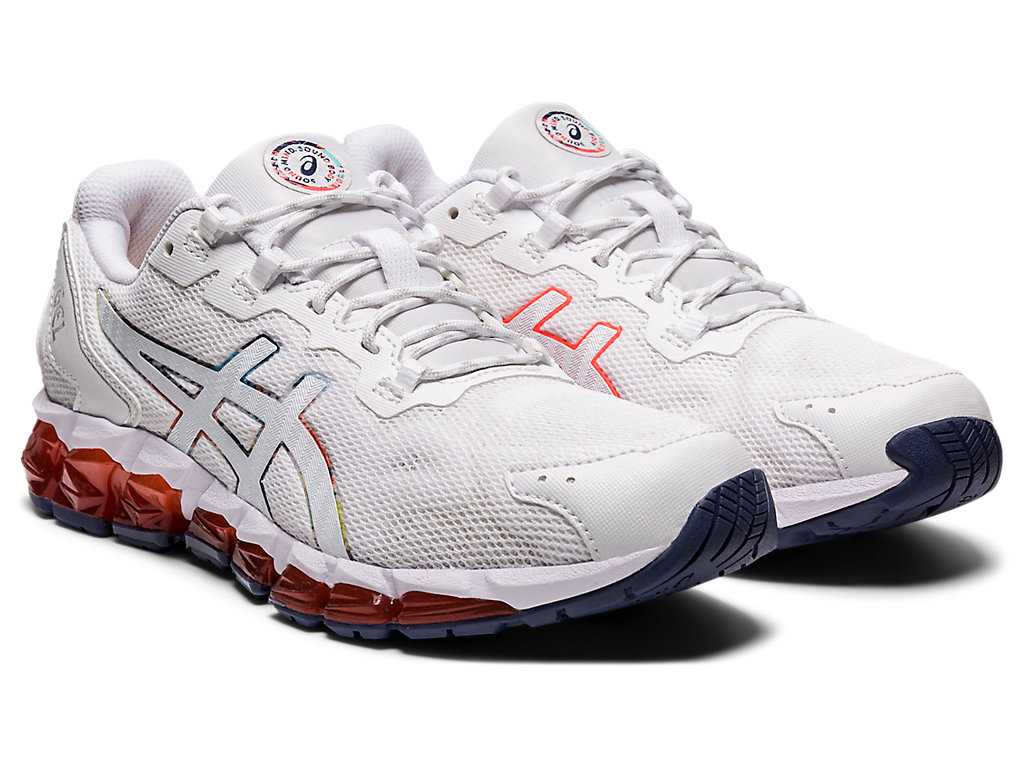 Buty Sportowe Damskie Asics Gel-quantum 360 6 Białe Białe | 93268-EQMG