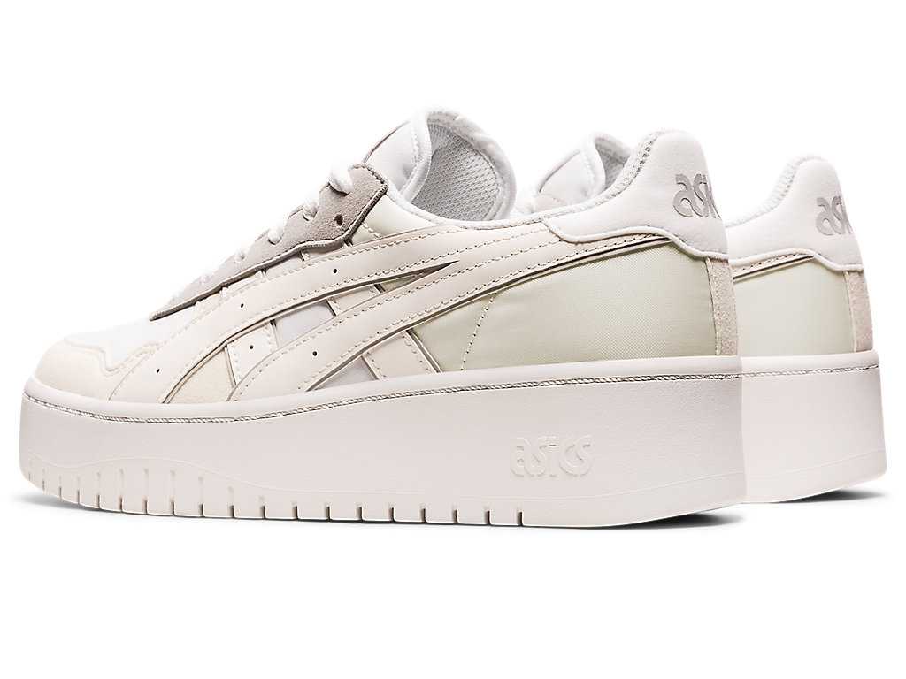 Buty Sportowe Damskie Asics Japan S Pf Białe Kremowe | 15273-VSEA