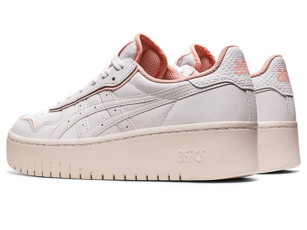 Buty Sportowe Damskie Asics Japan S Pf Białe Różowe | 16435-AYZQ