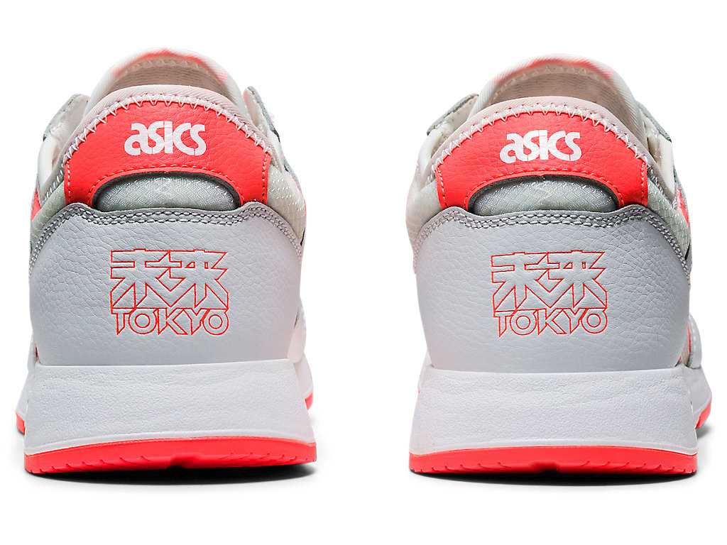 Buty Sportowe Damskie Asics Lyte Klasyczne Białe Czerwone | 54281-IRWO