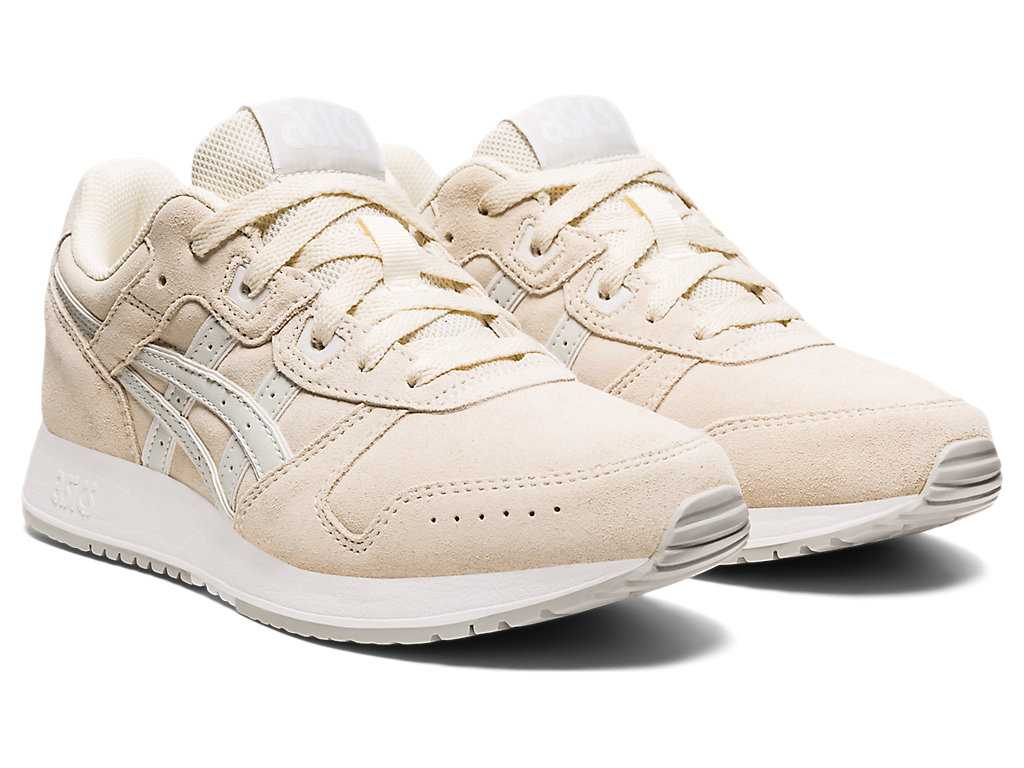 Buty Sportowe Damskie Asics Lyte Klasyczne Kremowe Szare | 86319-KDGA