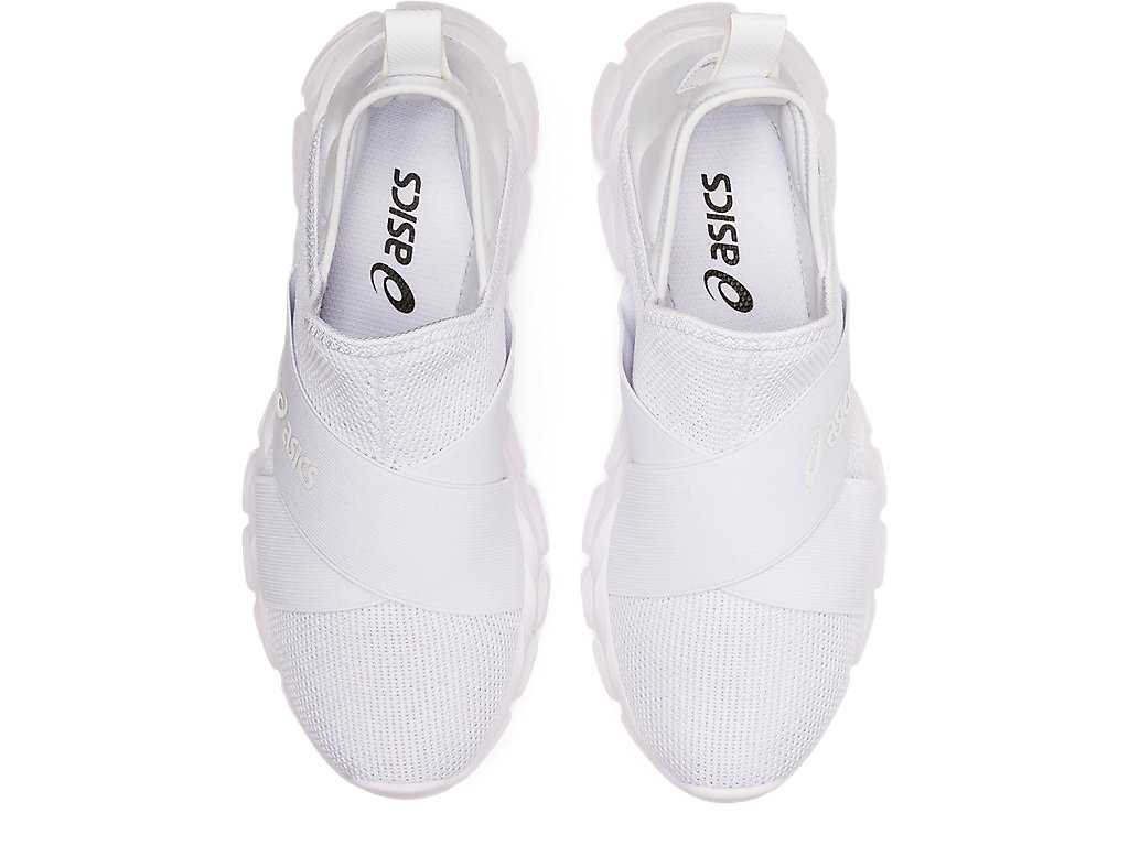 Buty Sportowe Damskie Asics Quantum Lyte Slip-on Białe Białe | 06483-FBLU