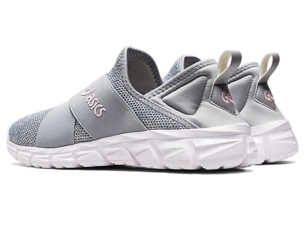 Buty Sportowe Damskie Asics Quantum Lyte Slip-on Szare Różowe Głęboka Niebieskie | 67142-EJLR