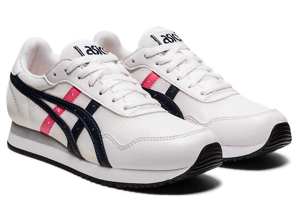 Buty Sportowe Damskie Asics Tiger Runner Białe | 05982-FXOG