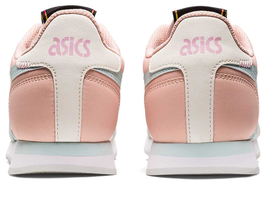 Buty Sportowe Damskie Asics Tiger Runner Kremowe Głęboka Turkusowe | 07569-QEGN