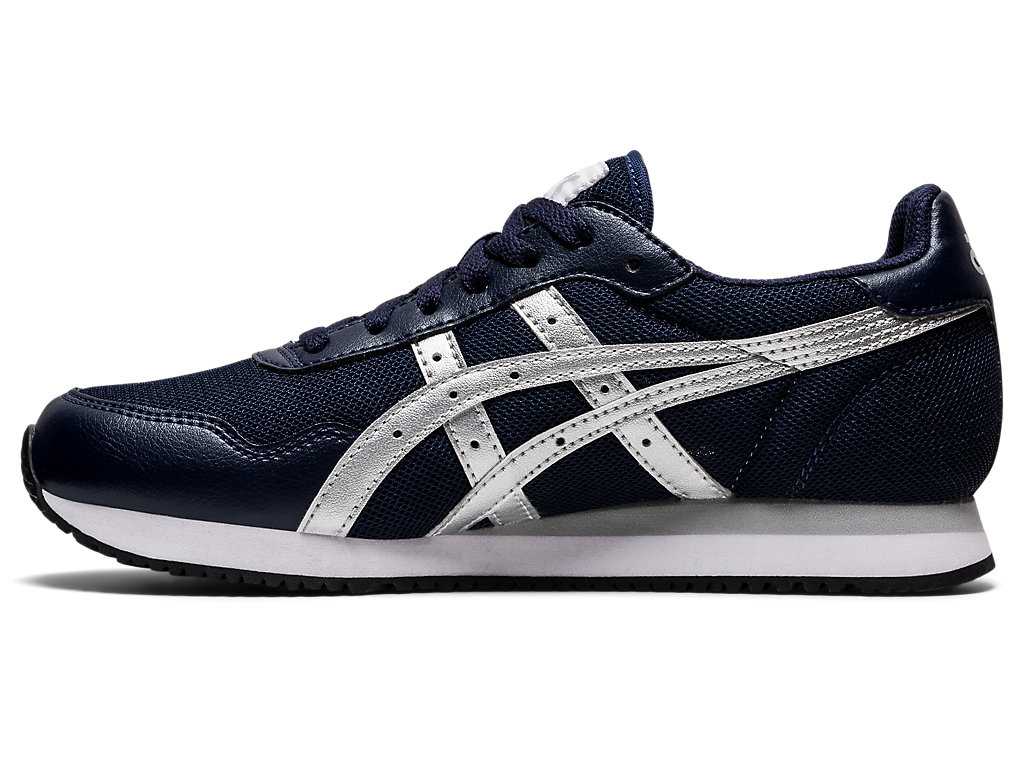 Buty Sportowe Damskie Asics Tiger Runner Srebrne | 46138-EUAC