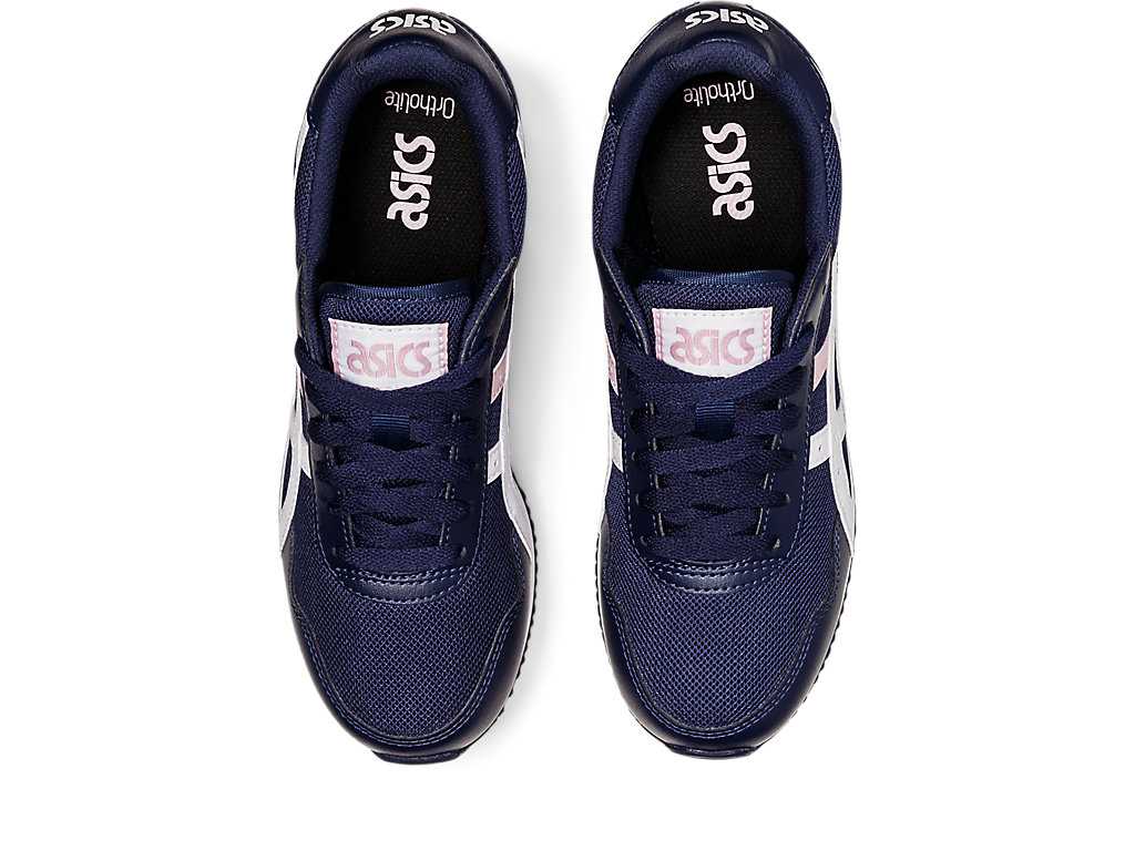 Buty Sportowe Damskie Asics Tiger Runner Granatowe Białe | 84192-TIQA