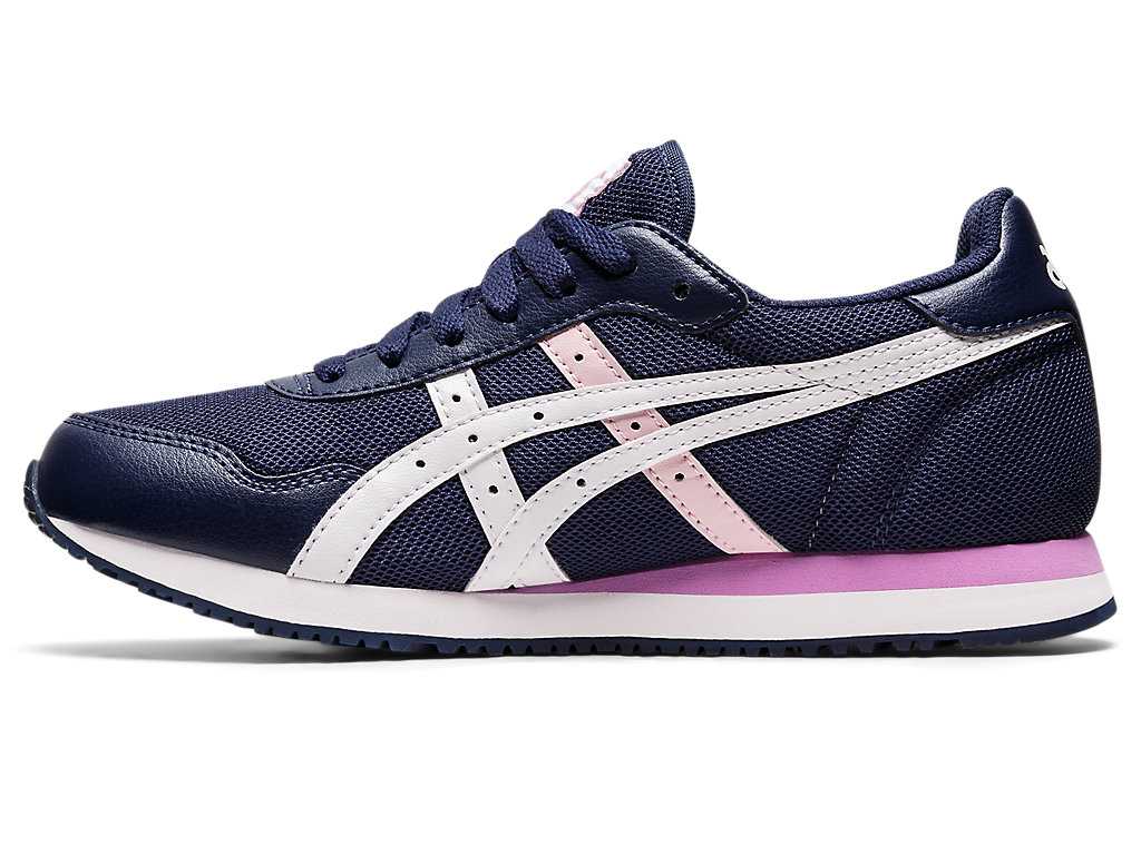 Buty Sportowe Damskie Asics Tiger Runner Granatowe Białe | 84192-TIQA