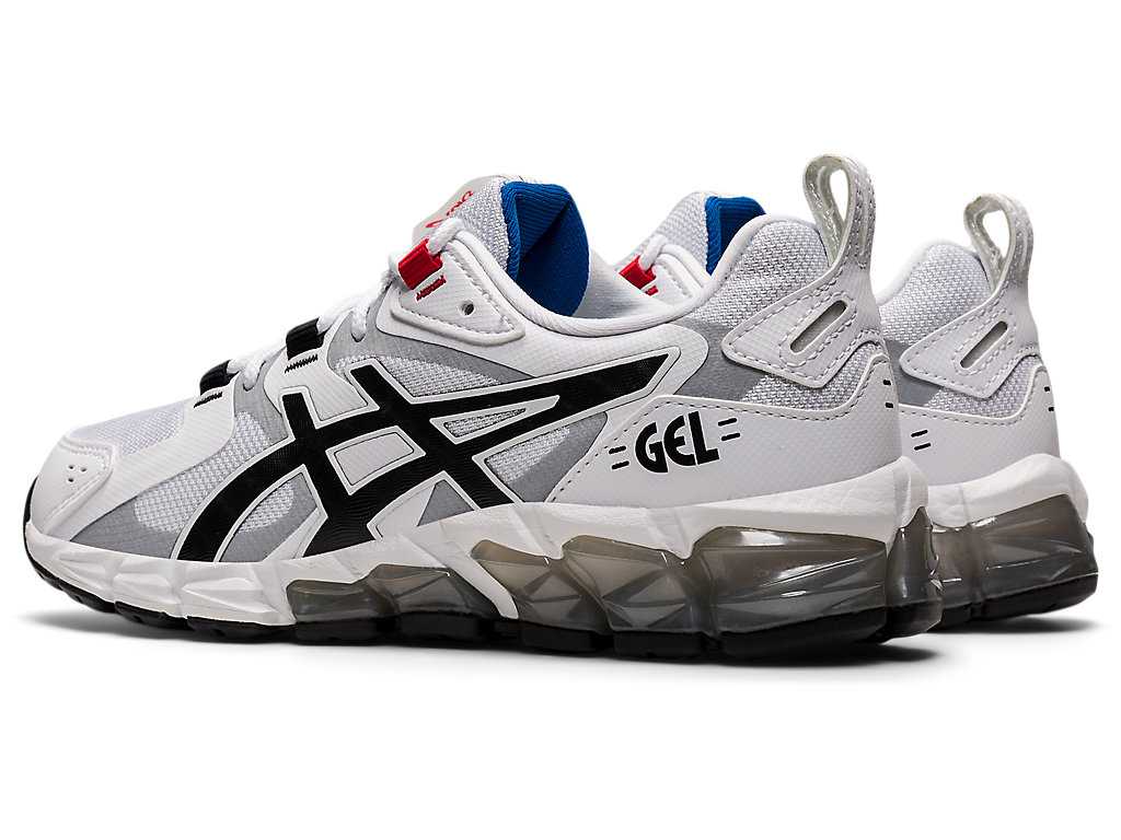 Buty Sportowe Dziecięce Asics Gel-quantum 180 6 Grade School Białe Czarne | 43201-IXYT