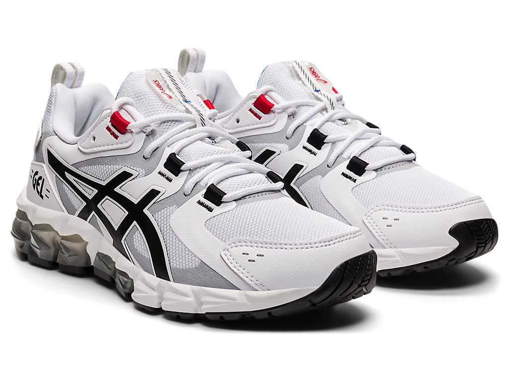 Buty Sportowe Dziecięce Asics Gel-quantum 180 6 Grade School Białe Czarne | 43201-IXYT