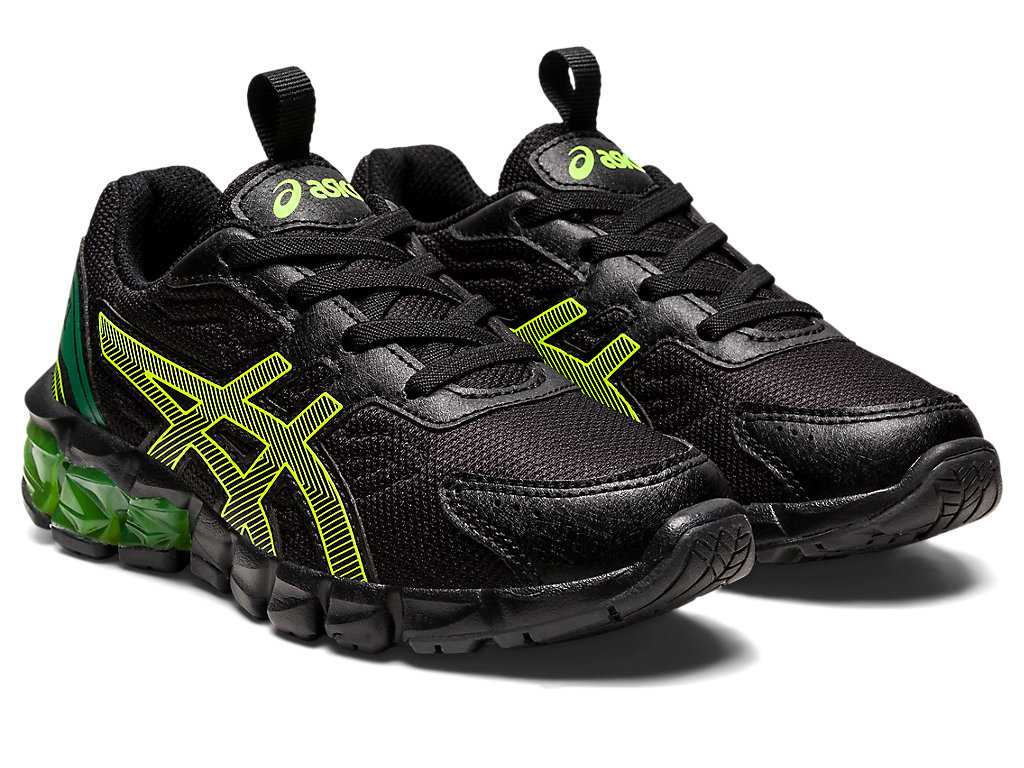 Buty Sportowe Dziecięce Asics Gel-quantum 90 3 Pre-school Czarne Żółte | 72410-QWAK