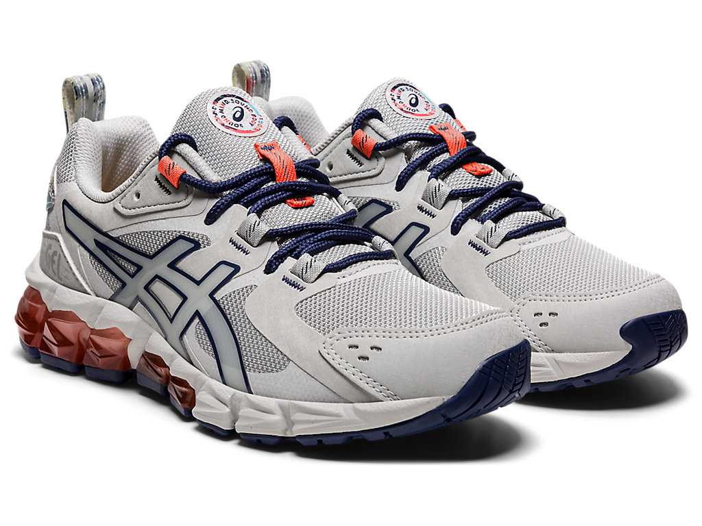 Buty Sportowe Dziecięce Asics Gel-quantum 180 Grade School Szare Niebieskie | 74123-VKZR