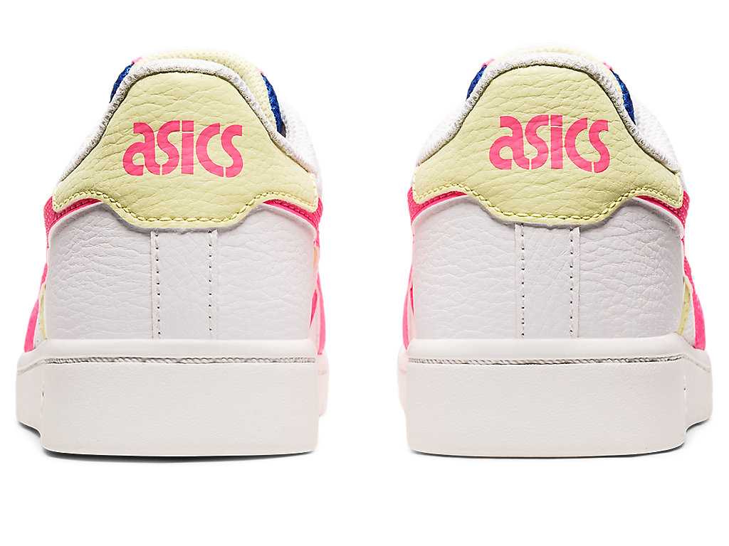 Buty Sportowe Dziecięce Asics Japan S Grade School Białe Różowe | 24067-GRWJ