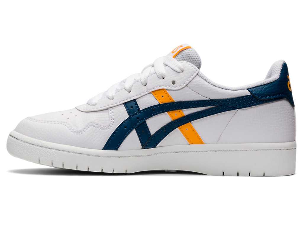 Buty Sportowe Dziecięce Asics Japan S Grade School Białe Niebieskie | 27893-NBMI