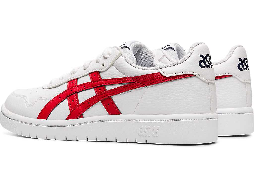 Buty Sportowe Dziecięce Asics Japan S Grade School Białe Czerwone | 30187-BIOH