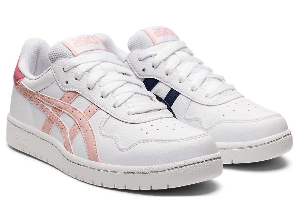 Buty Sportowe Dziecięce Asics Japan S Grade School Białe Niebieskie | 45732-NHLK