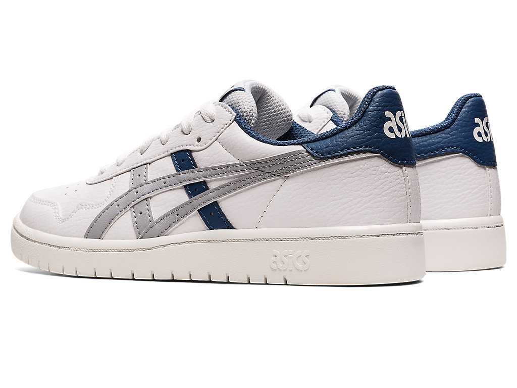 Buty Sportowe Dziecięce Asics Japan S Grade School Białe Niebieskie | 73164-YMTB