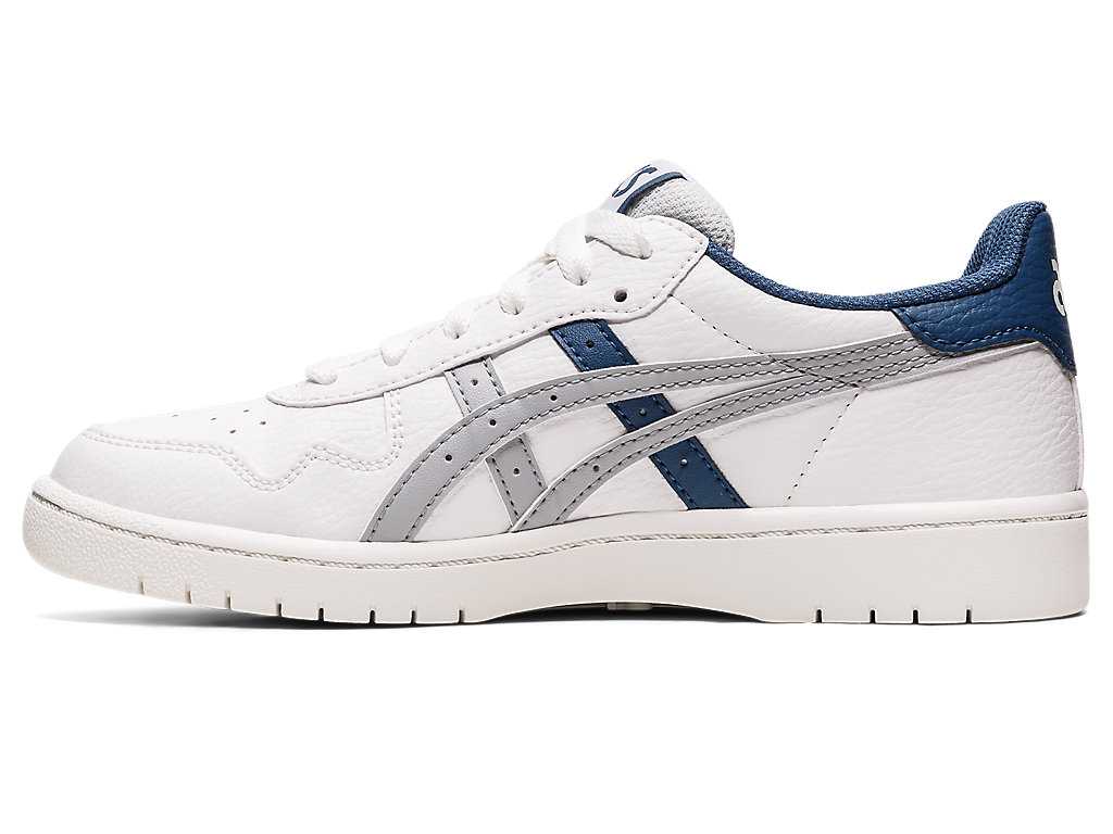 Buty Sportowe Dziecięce Asics Japan S Grade School Białe Niebieskie | 73164-YMTB