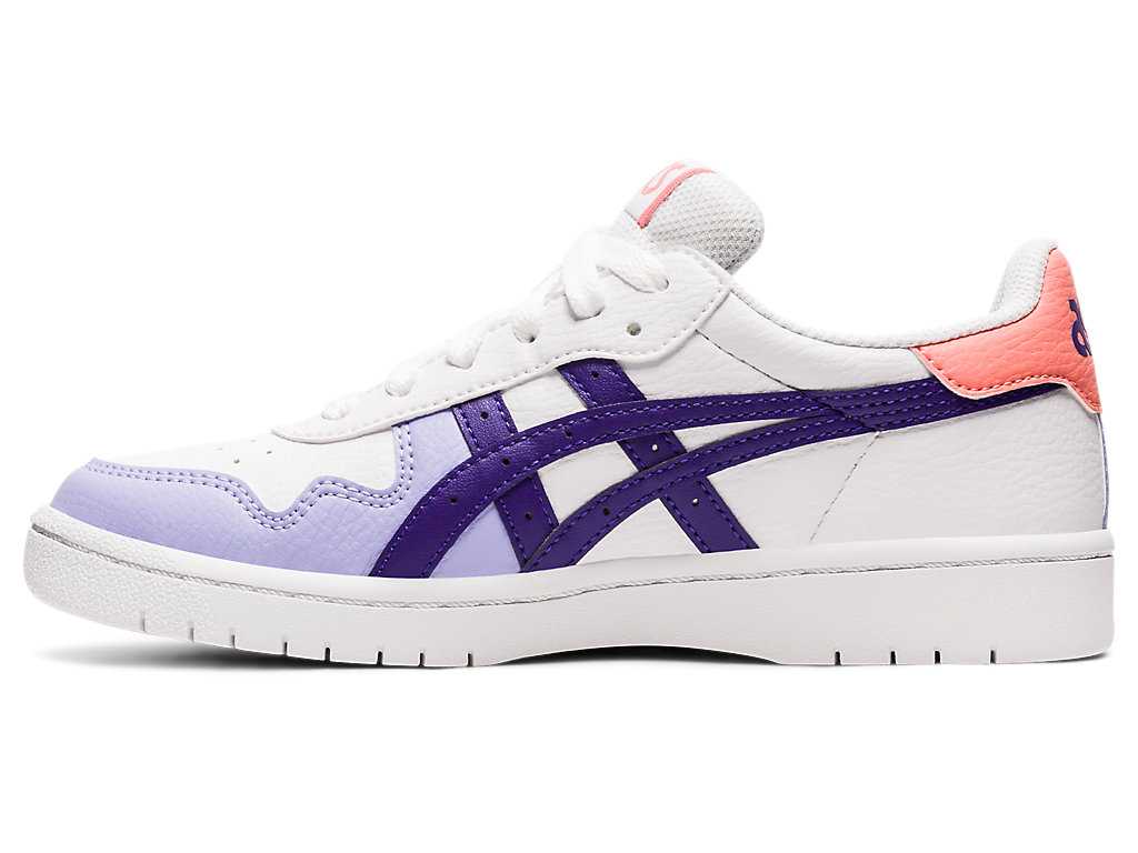 Buty Sportowe Dziecięce Asics Japan S Grade School Białe Niebieskie | 74138-GFIE