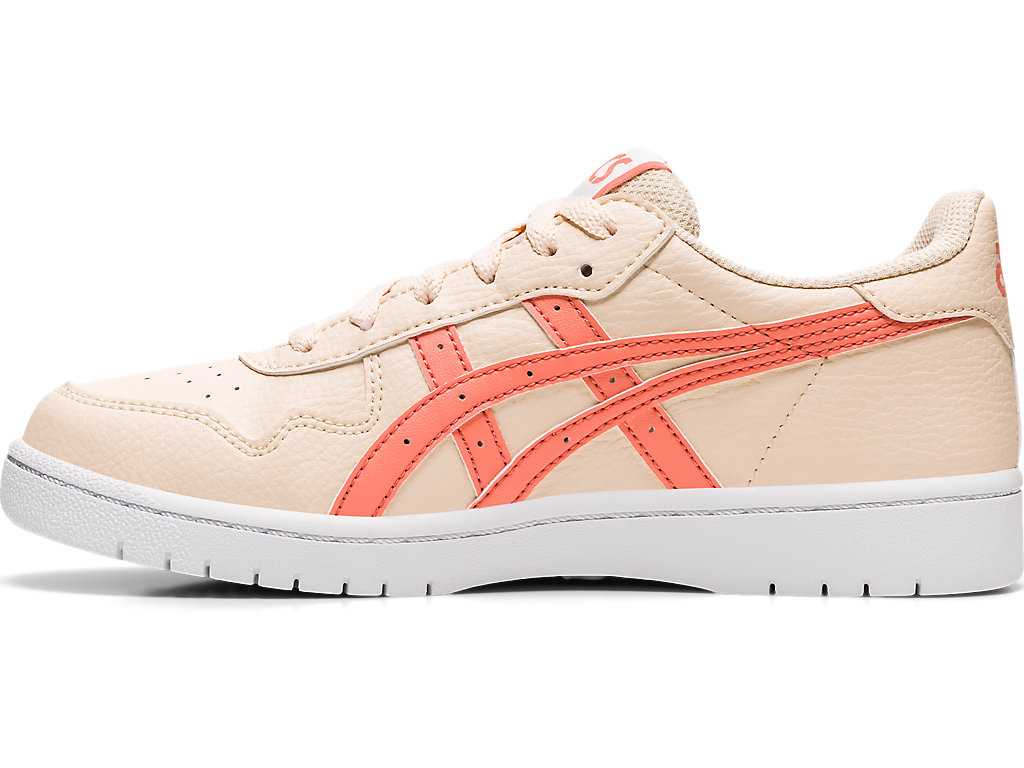 Buty Sportowe Dziecięce Asics Japan S Grade School Białe Czerwone | 98150-PCVO