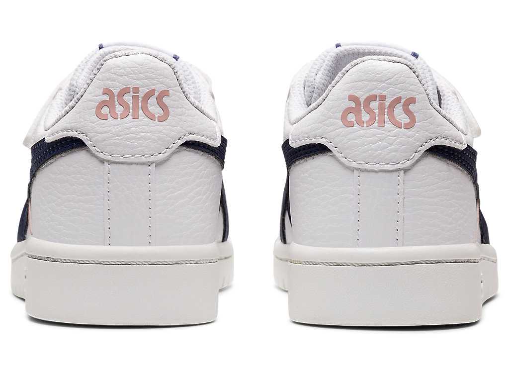 Buty Sportowe Dziecięce Asics Japan S Pre-school Białe Niebieskie | 35420-ZHED