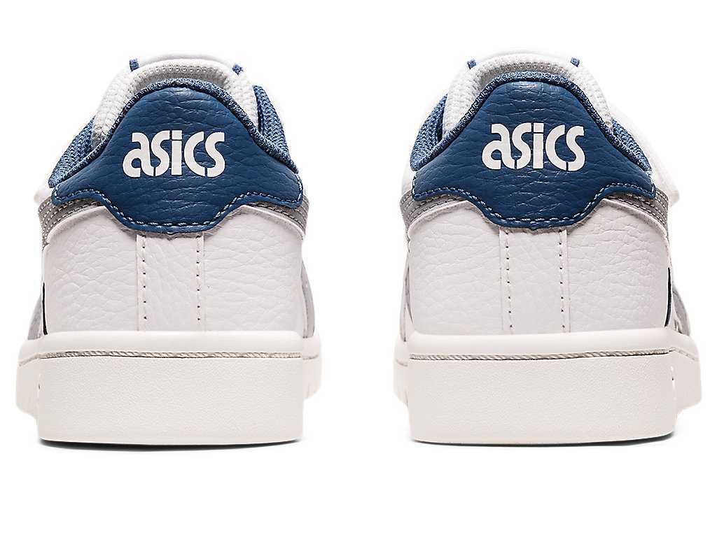 Buty Sportowe Dziecięce Asics Japan S Pre-school Białe Niebieskie | 42768-NAFX