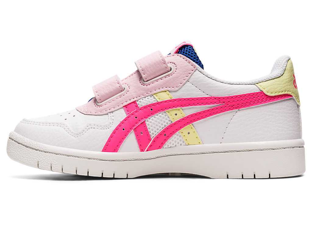 Buty Sportowe Dziecięce Asics Japan S Pre-school Białe Różowe | 98340-TFVJ