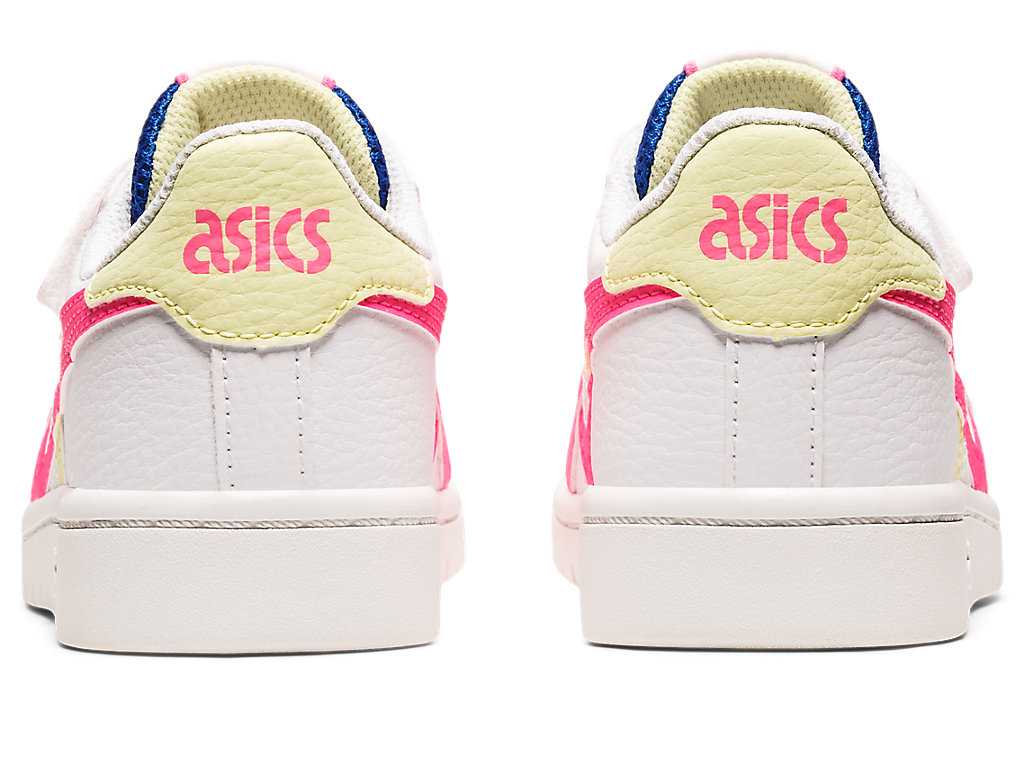 Buty Sportowe Dziecięce Asics Japan S Pre-school Białe Różowe | 98340-TFVJ