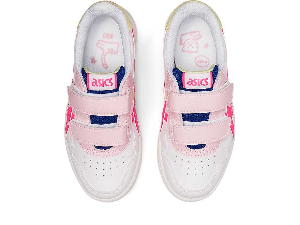 Buty Sportowe Dziecięce Asics Japan S Pre-school Białe Różowe | 98340-TFVJ