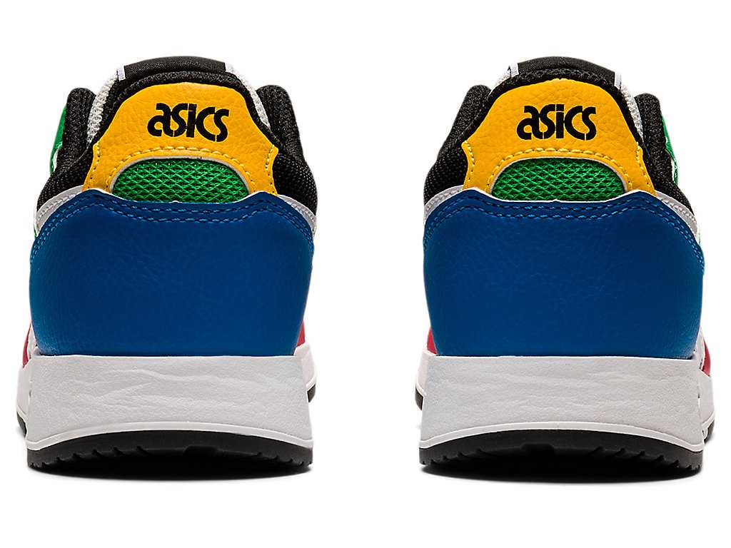 Buty Sportowe Dziecięce Asics Lyte Klasyczne Pre-school Czarne Kolorowe | 73561-LYZG