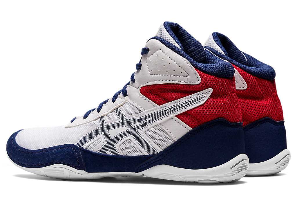 Buty Sportowe Dziecięce Asics Matflex 6 Grade School Czerwone Białe | 30285-JOEZ