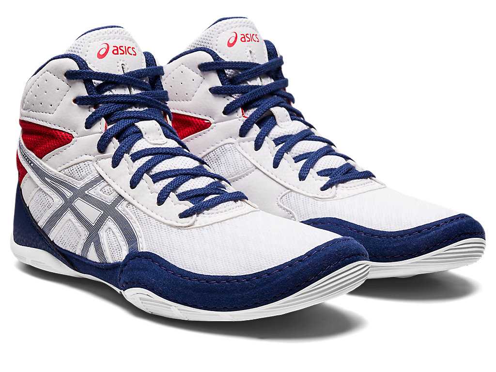 Buty Sportowe Dziecięce Asics Matflex 6 Grade School Czerwone Białe | 30285-JOEZ