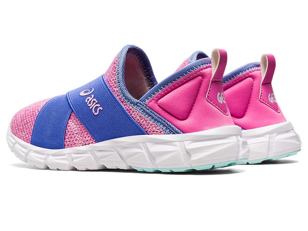 Buty Sportowe Dziecięce Asics Quantum Lyte Slip-on Pre-school Niebieskie Zielone | 74168-GEKD