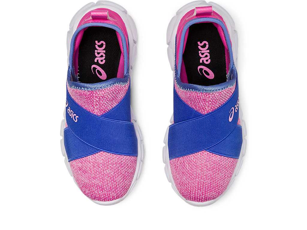 Buty Sportowe Dziecięce Asics Quantum Lyte Slip-on Pre-school Niebieskie Zielone | 74168-GEKD