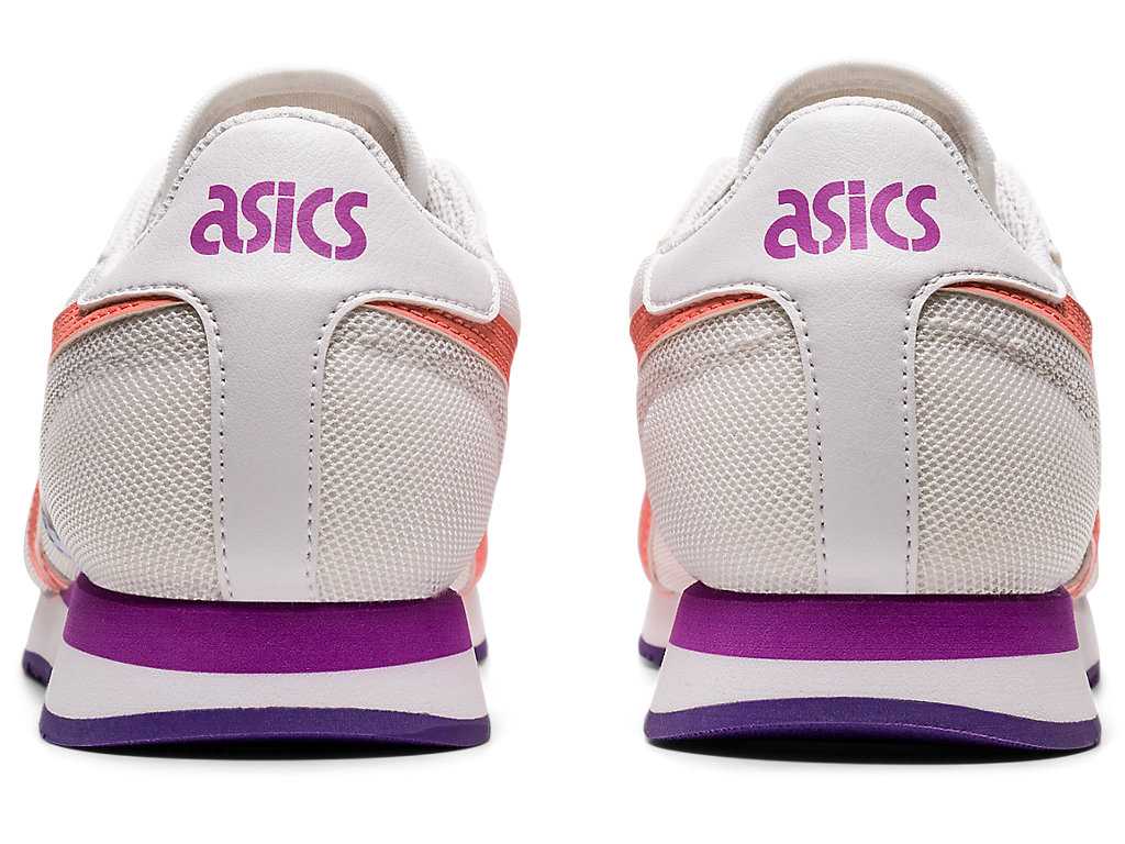 Buty Sportowe Dziecięce Asics Tiger Runner Grade School Białe Głęboka Indygo | 21497-ZNPM