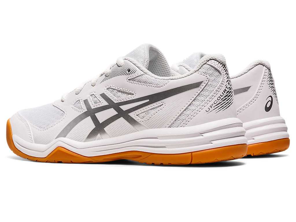 Buty Sportowe Dziecięce Asics Upcourt 5 Grade School Czarne Białe | 69143-FSAO