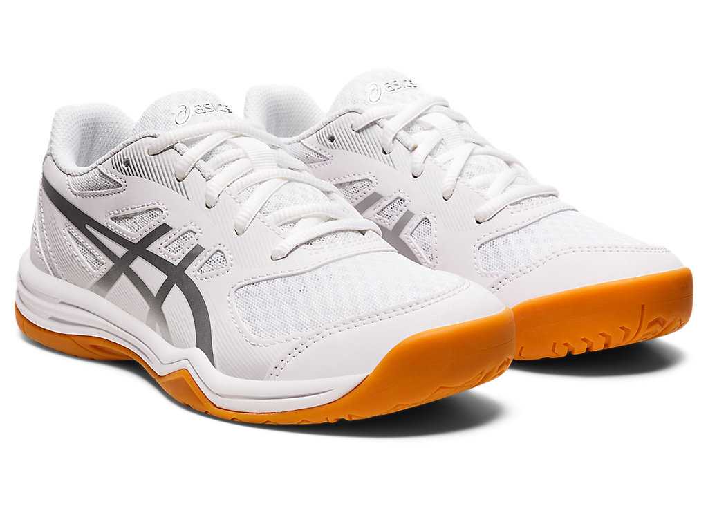 Buty Sportowe Dziecięce Asics Upcourt 5 Grade School Czarne Białe | 69143-FSAO